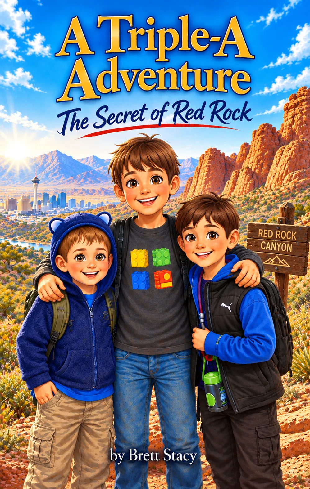 Cover of A Triple-A Adventure: The Secret of Red Rock by Brett Stacy